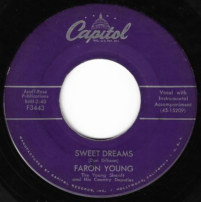 Young, Faron / Sweet Dreams / Capitol F3443