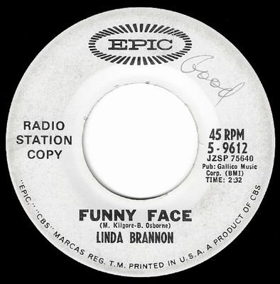 Brannon, Linda / Funny Face / Epic 5-9612 / Promo