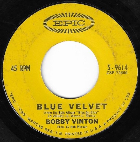 Vinton, Bobby / Blue Velvet / Epic 5-9614