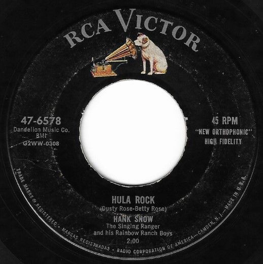 Snow, Hank / Hula Rock / RCA Victor 47-6578