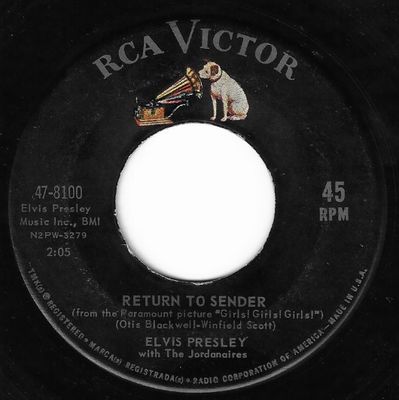 Presley, Elvis / Return to Sender / RCA Victor 47-8100