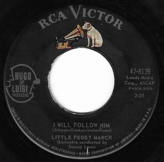 March, Little Peggy / I Will Follow Him / RCA Victor 47-8139