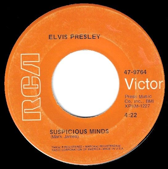Presley, Elvis / Suspicious Minds / RCA Victor 47-9764