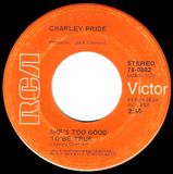 Pride, Charley / She&#39;s Too Good to be True / RCA Victor 74-0802