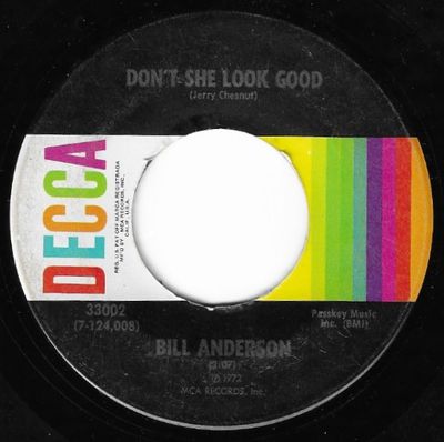 Anderson, Bill / Don&#39;t She Look Good / Decca 33002