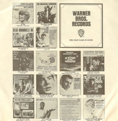 Warner Bros. / The First Name In Sound (1966)