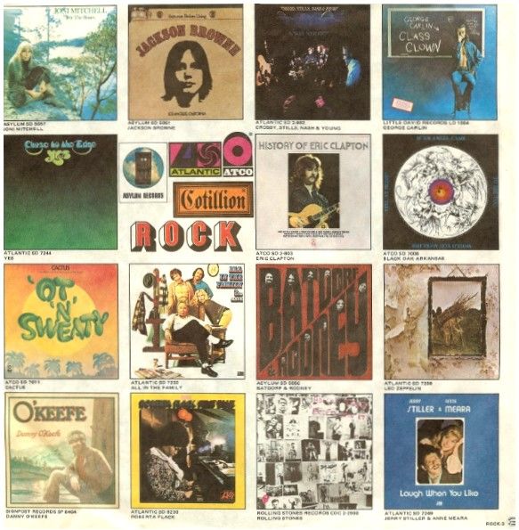 Atlantic / Asylum-Atlantic-Atco-Cotillion (1972)