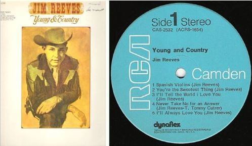 Reeves, Jim / Young and Country (1971) / RCA Camden CAS-2532