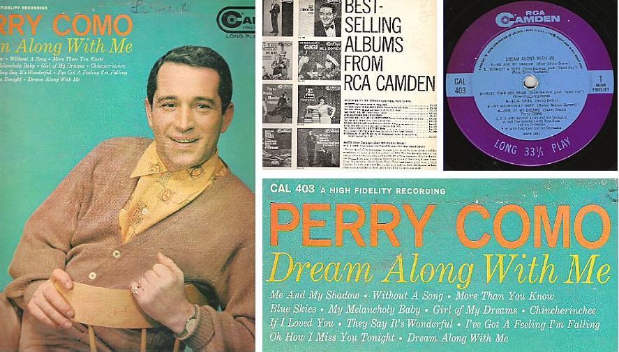 Como, Perry / Dream Along With Me (1957) / RCA Camden CAL-403 (Album, 12" Vinyl)