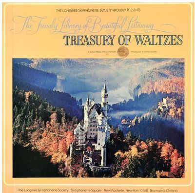 Longines Symphonette / Treasury of Waltzes / Longines C4-1A / 3 LP Box Set