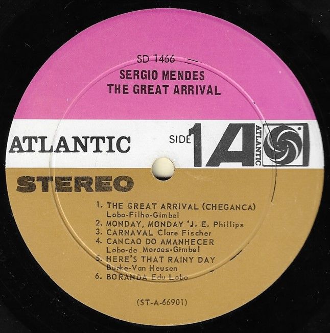 Mendes, Sergio / The Great Arrival / Atlantic SD-1466