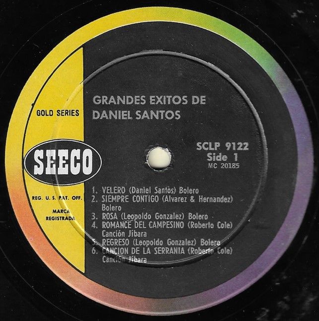 Santos, Daniel / Grandes Exitos De / Seeco SCLP-9122