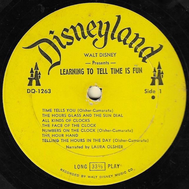 Olsher, Laura / Learning to Tell Time is Fun / Disneyland DQ-1263