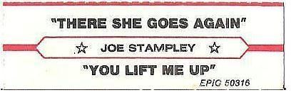Stampley, Joe / There She Goes Again (1976) / Epic 50316 (Jukebox Title Strip)