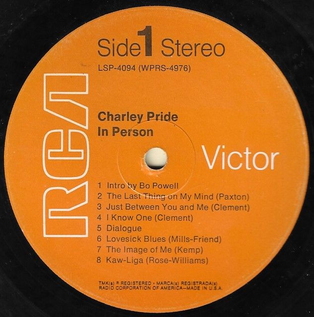 Pride, Charley / In Person / RCA Victor LSP-4094