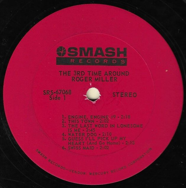 Miller, Roger / The 3rd Time Around / Smash SRS-67068