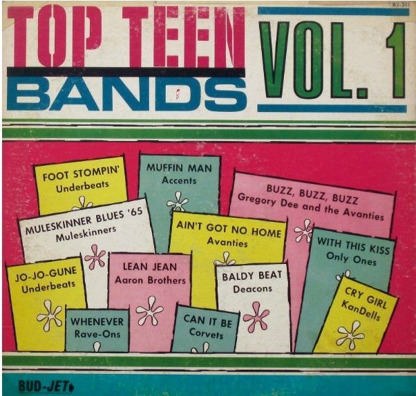 Various Artists / Top Teen Bands - Volume 1 / Bud-Jet BJ-311