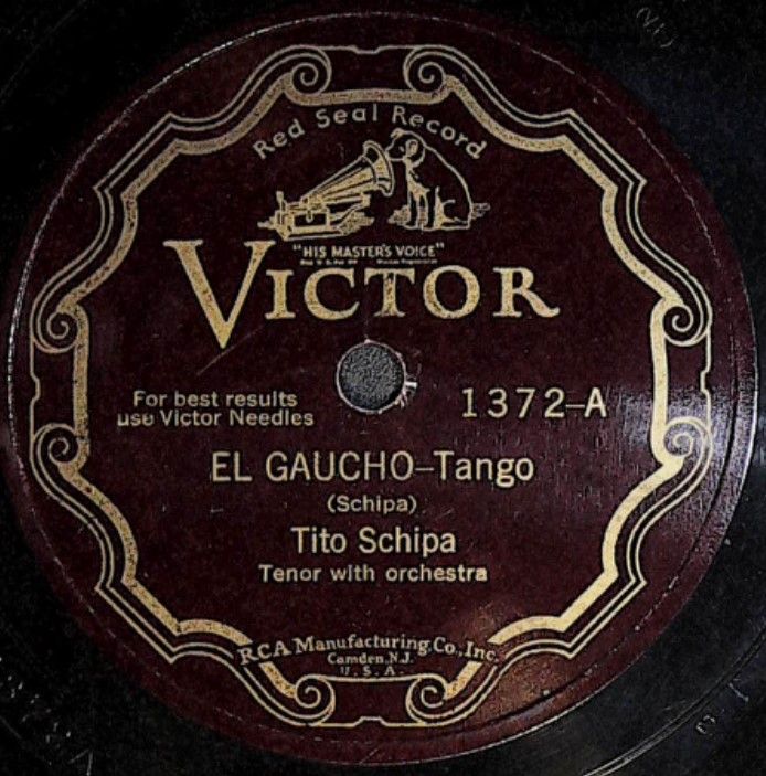 Schipa, Tito / El Gaucho / Victor Red Seal 1372