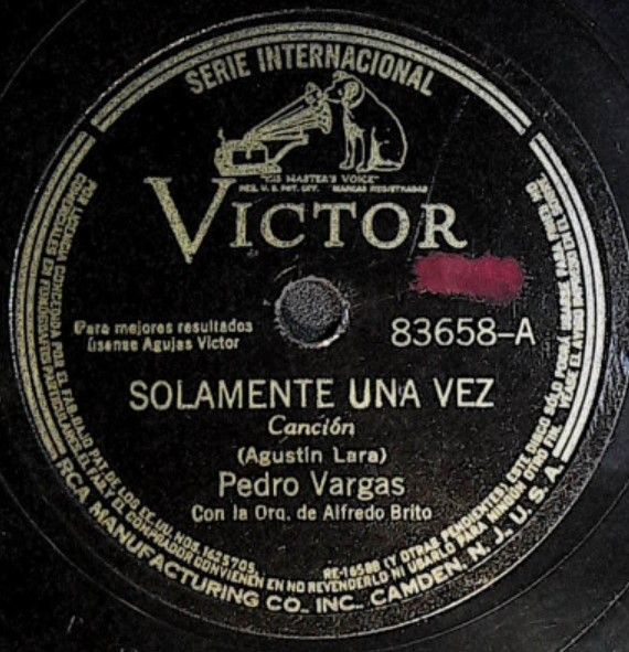 Vargas, Pedro / Solamente Una Vez / Victor 83658