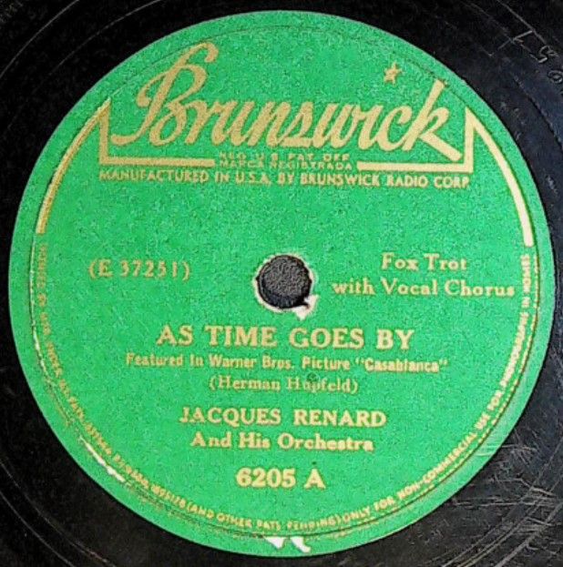 Renard, Jacques / As Time Goes By / Brunswick 6205