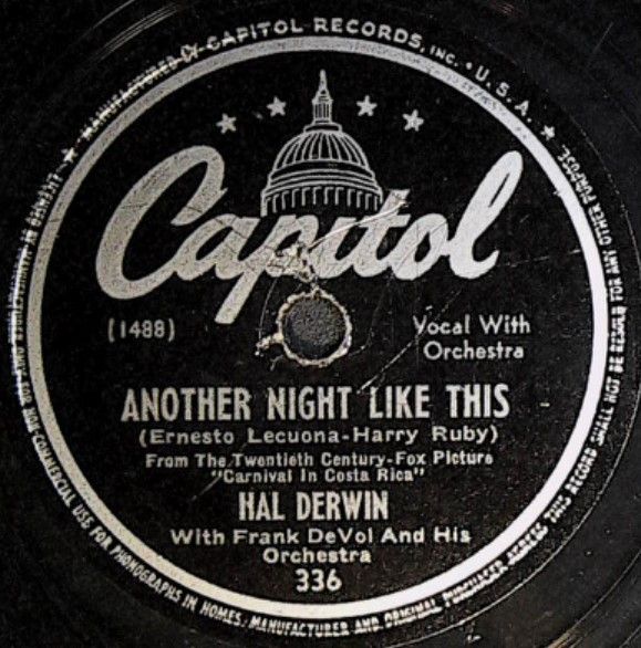 Derwin, Hal / Another Night Like This / Capitol 336