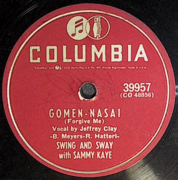 Kaye, Sammy / Gomen-Nasai / Columbia 39957