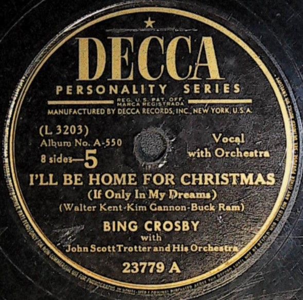 Crosby, Bing / I&#39;ll Be Home for Christmas / Decca 23779