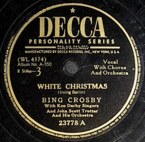 Crosby, Bing / White Christmas / Decca 23778