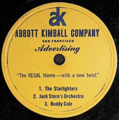 Various Artists / The Regal Theme - With a New Twist / Abbott Kimball Company / Promo