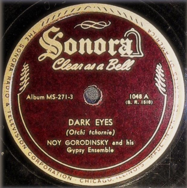 Gorodinsky, Noy / Dark Eyes / Sonora 1048