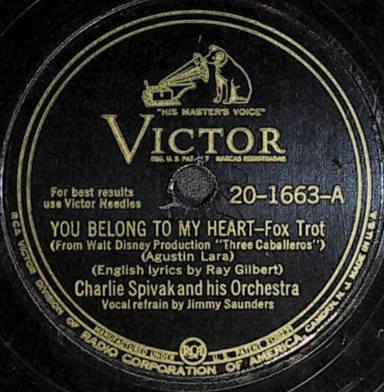 Spivak, Charlie / You Belong to My Heart / Victor 20-1663