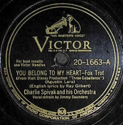 Spivak, Charlie / You Belong to My Heart / Victor 20-1663
