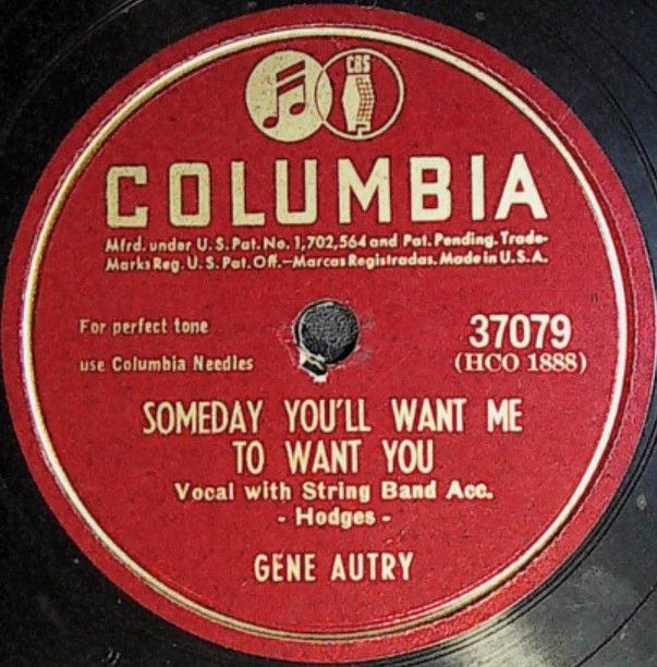 Autry, Gene / Have I Told You Lately That I Love You / Columbia 37079