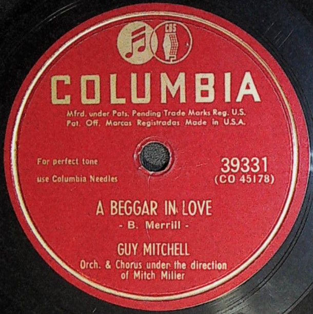 Mitchell, Guy / A Beggar in Love / Columbia 39331