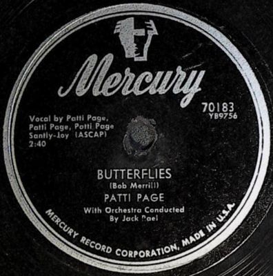 Page, Patti / Butterflies / Mercury 70183