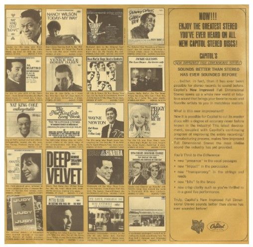 Capitol / Now!!! Enjoy the Greatest Stereo (1965)
