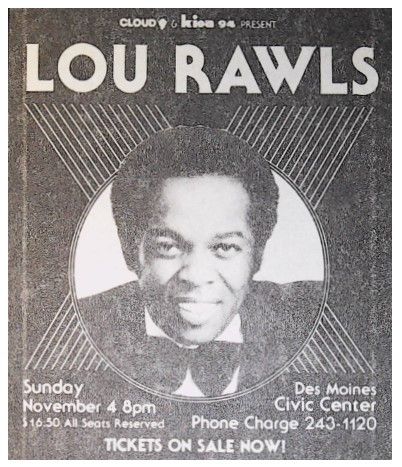 Rawls, Lou / Des Moines, IA - Civic Center (1984)