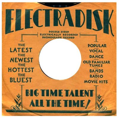 Electradisk / Big Time Talent All the Time! (1932)