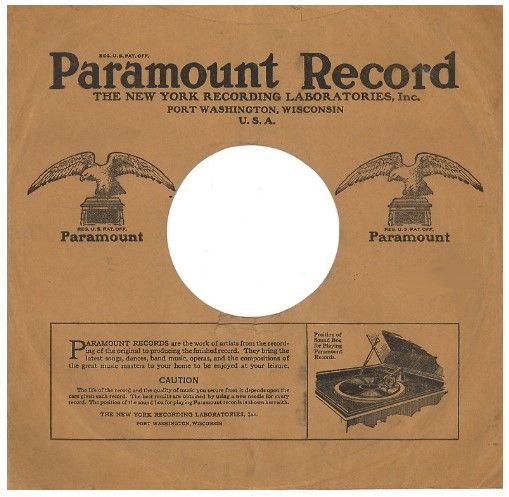 Paramount / The New York Recording Laboratories, Inc. (1918)