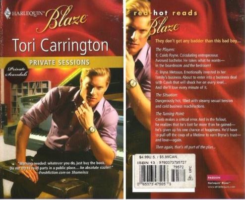 Carrington, Tori / Private Sessions (2010) / Harlequin Books (Paperback)