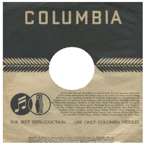 Columbia / For Best Reproduction (1941)