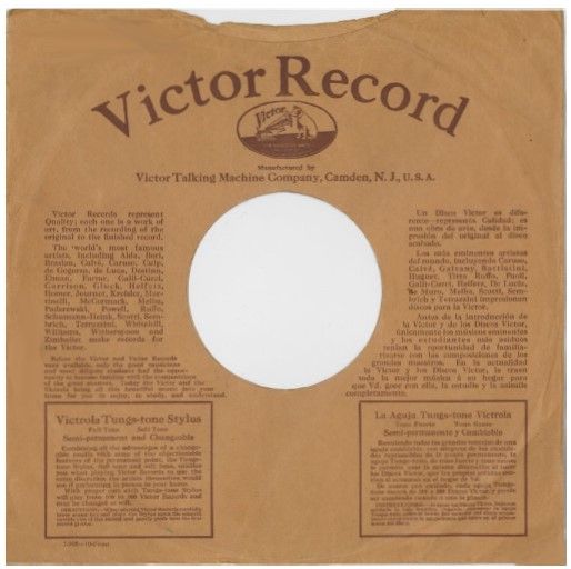 Victor / Ten Popular Victor Records (A Perfect Day) (1918)