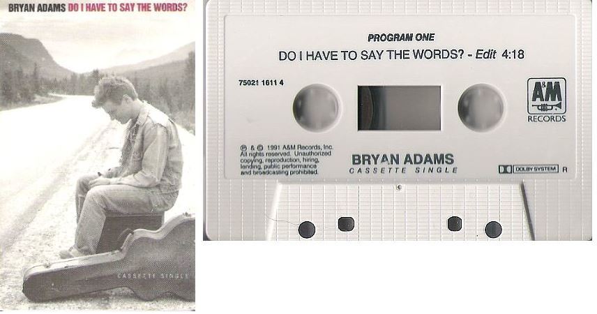 Adams, Bryan / Do I Have To Say the Words? (1991) / A+M 75021 1611-4