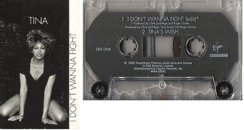 Turner, Tina / I Don&#39;t Wanna Fight (1993) / Virgin 4KM-12652