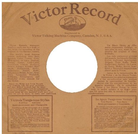 Victor / Famous Operatic Selections... (Ernestine Schumann-Heink) (1918)