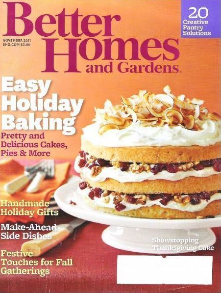 Better Homes and Gardens / Easy Holiday Baking / November 2011