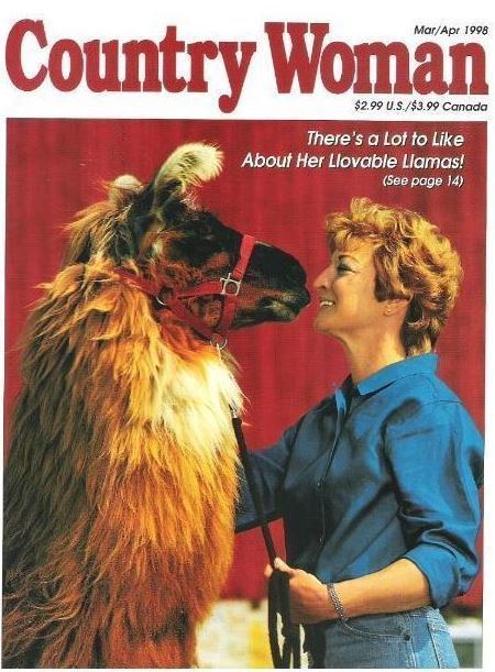 Country Woman / There's a Lot to Like About Her Llovable Llamas! | March - April 1998