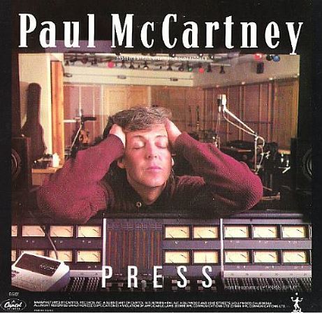 McCartney, Paul / Press (1986) / Capitol B-5597 (Picture Sleeve)