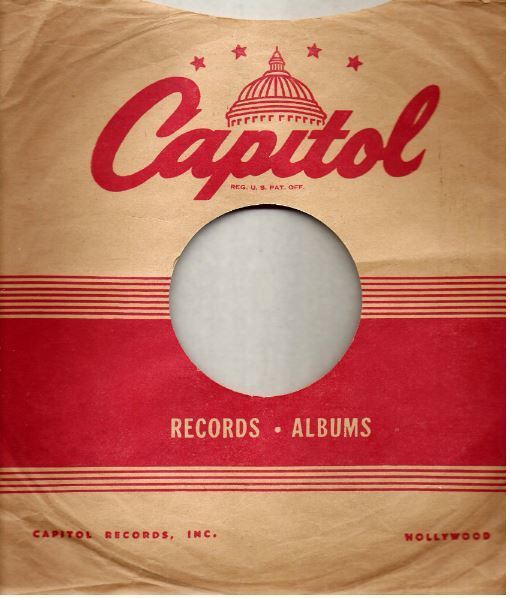 Capitol / Records - Albums - Capitol Records, Inc. - Hollywood / Tan-Red (Record Company Sleeve, 10")