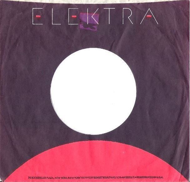 Elektra / Black, Red, White (Record Company Sleeve, 7")